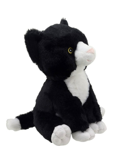 Pounce into cuddle time with Charlie the Cat from Wilberry’s Eco Cuddlies collection. This charming kitty isn’t just incredibly soft—it’s also made entirely from recycled materials, making Charlie a friend to kids and the planet alike. With velvety ears, a perky tail, and sweet embroidered whiskers, he’s the perfect companion for cosy naps and playful adventures. A delightful, sustainable gift for any young animal lover.